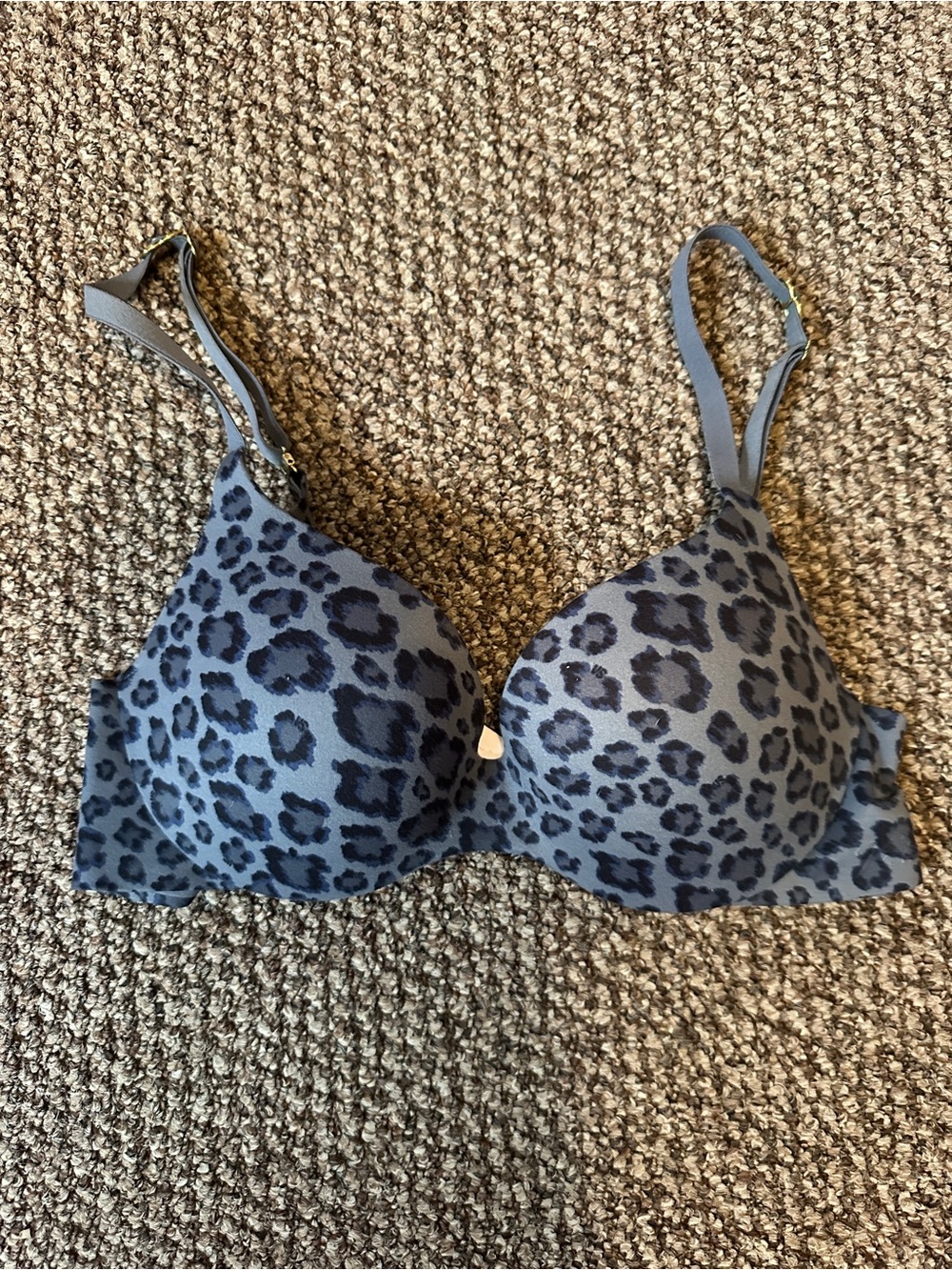 Victoria's Secret Blue Leopard Print Incredible Bra